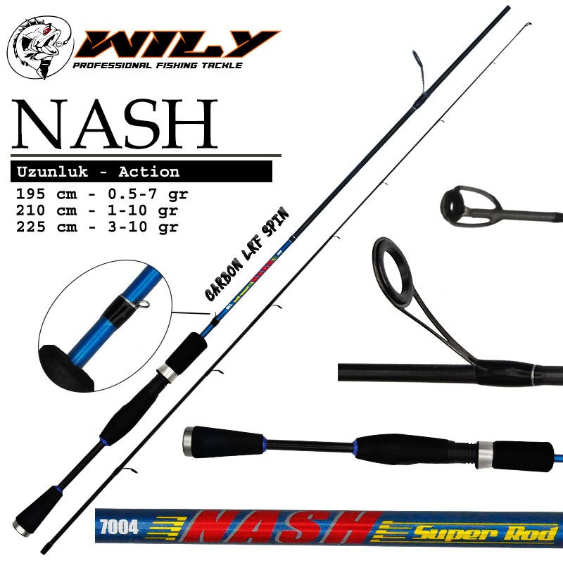 Wily Nash 225 cm Lrf Kamışı 3-10 gr