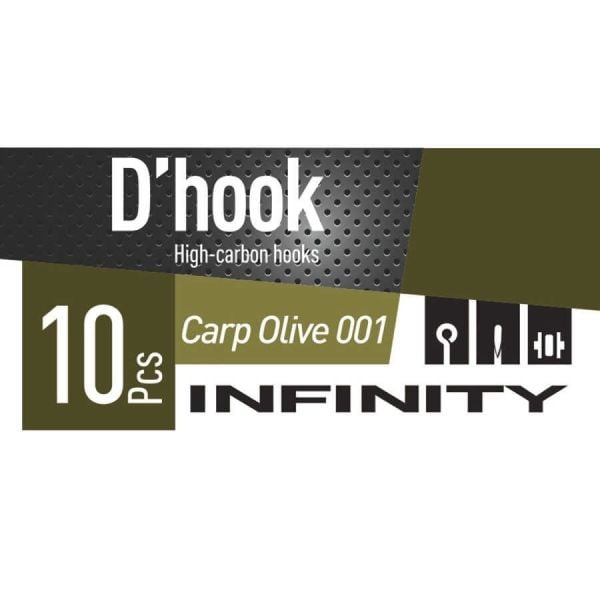 Daiwa Inf. Carp Olive 001 Sazan İğnesi No:2  10 Adet