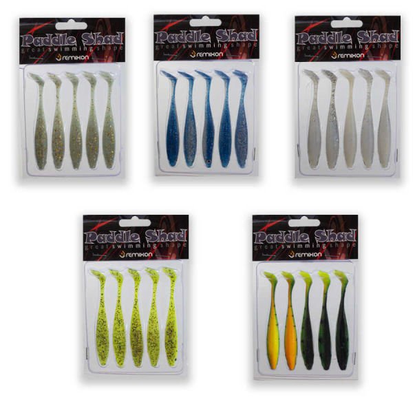 Remixon Paddle Shad 9cm (5 Adet)