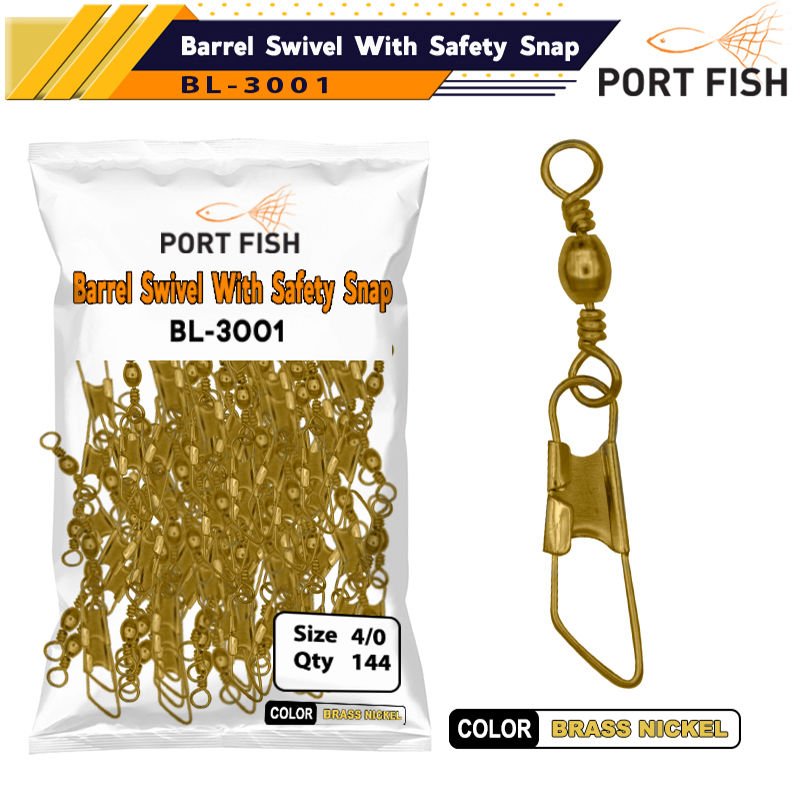 Portfish BL-3001 Klips Sarı 144