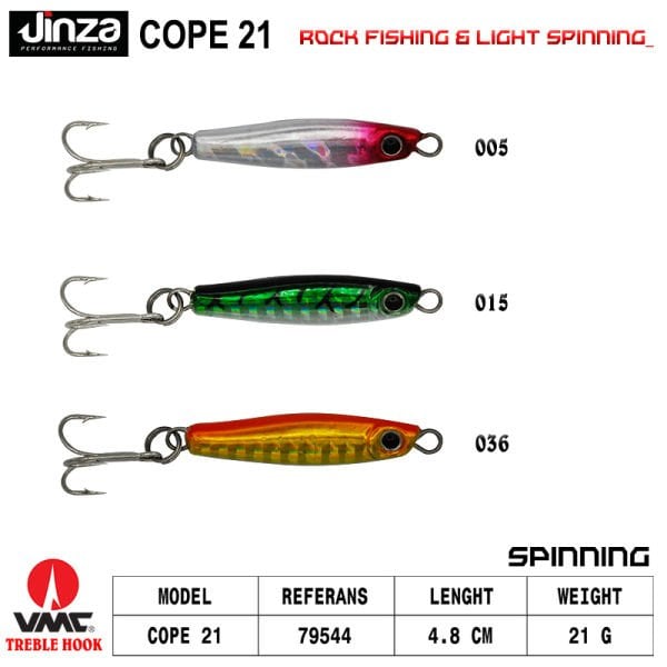 Jinza Cope 21 gr Light Jig 48 mm
