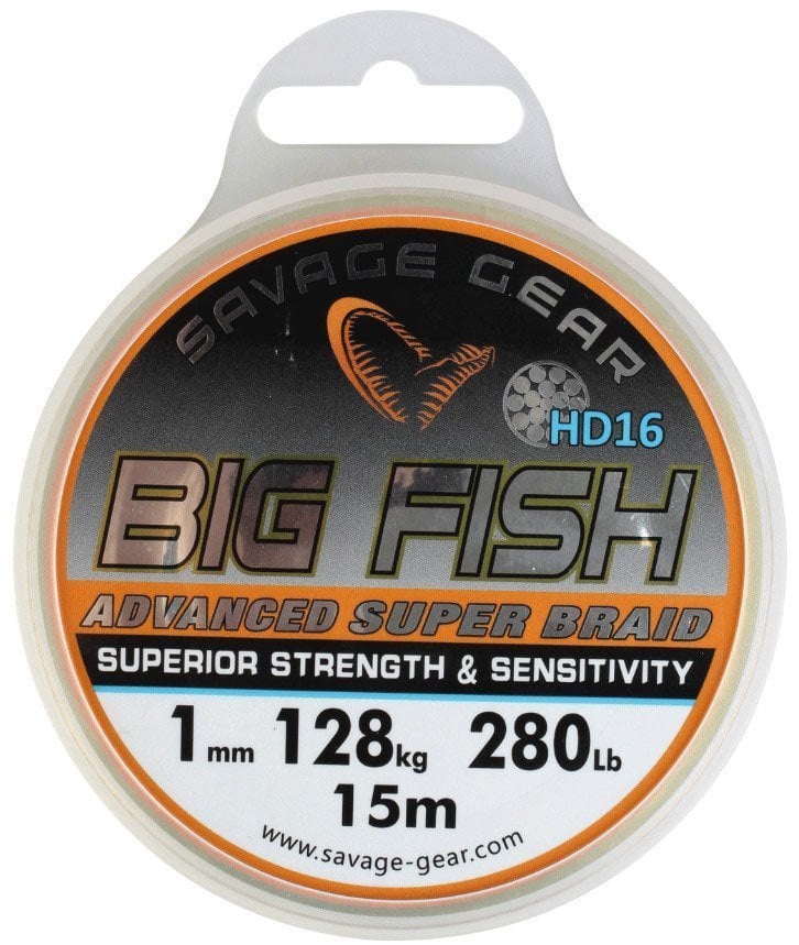 Savage gear Big Fish HD16 Braid 15 m 1 mm 280 lbs 128 kg Neutral