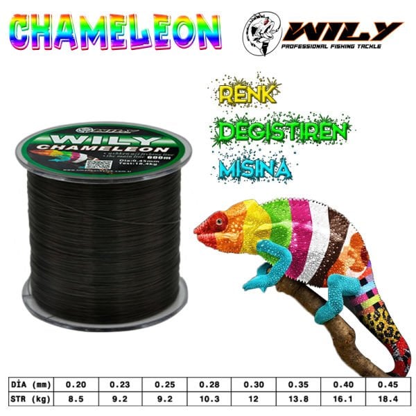 Wily Chameleon Misina 300 mt 0,30 mm