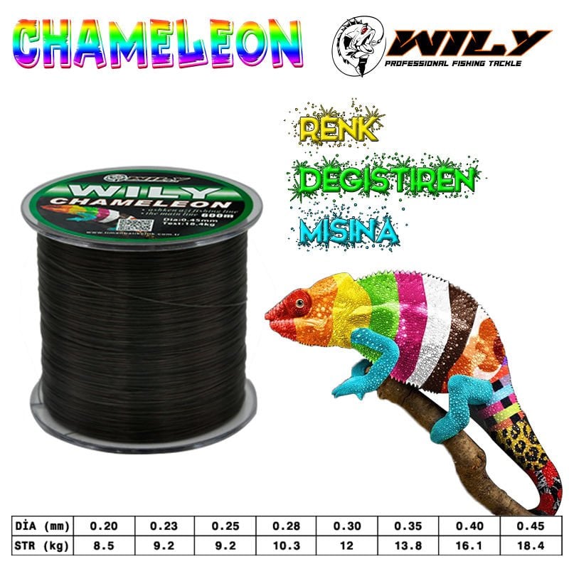 Wily Chameleon Misina 300 mt 0,35 mm