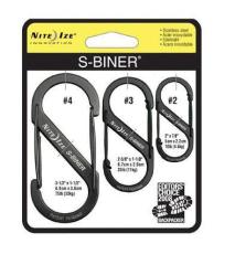 Nite-ize S-Biner 3Pack-Black