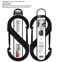 Nite-ize S-Binner Plastik Size 10 Blk/Blk Gate