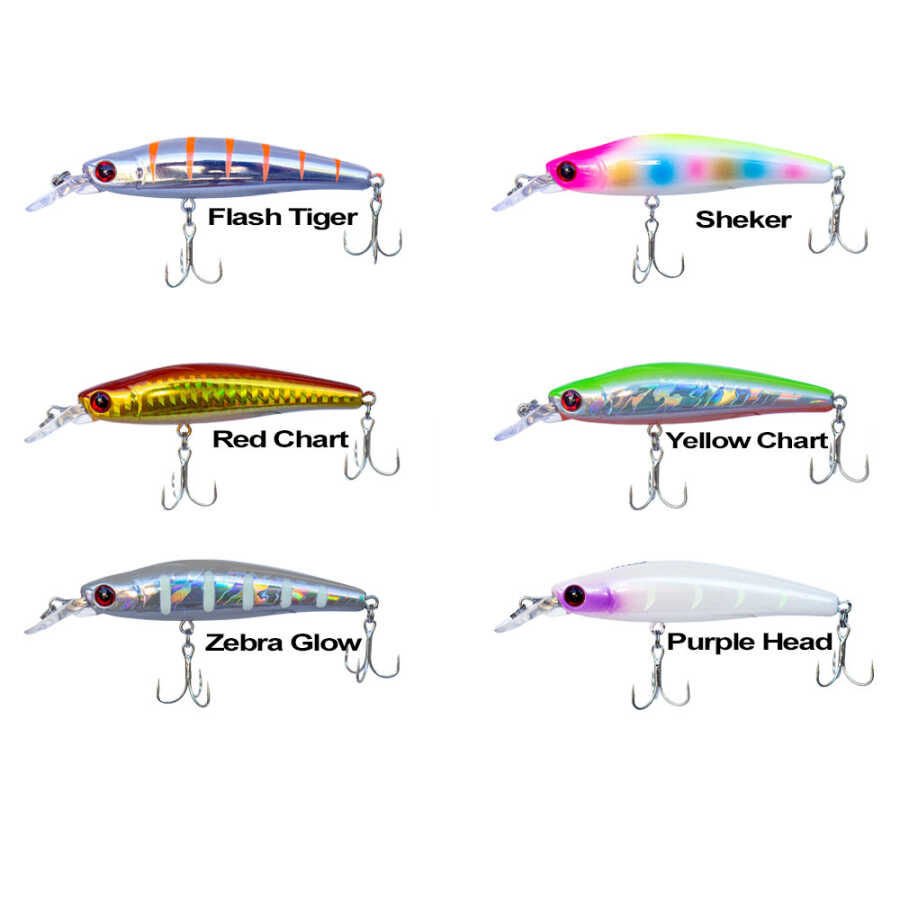 Ryuji Bubble Bait 8cm 12gr Maket Yem YELLOW CHART