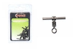 Captain 5127 Tube T Fırdöndü 10'lu Paket Black Nikel