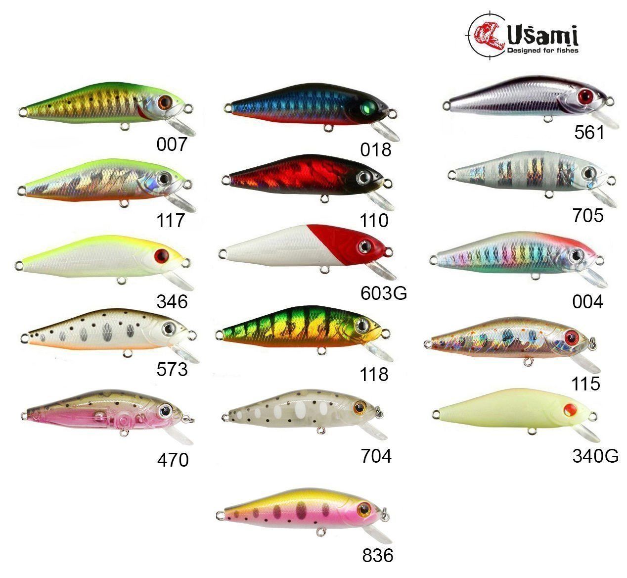 Usami Minn Shad 58F-SR 4.6 G Maket Balık 804