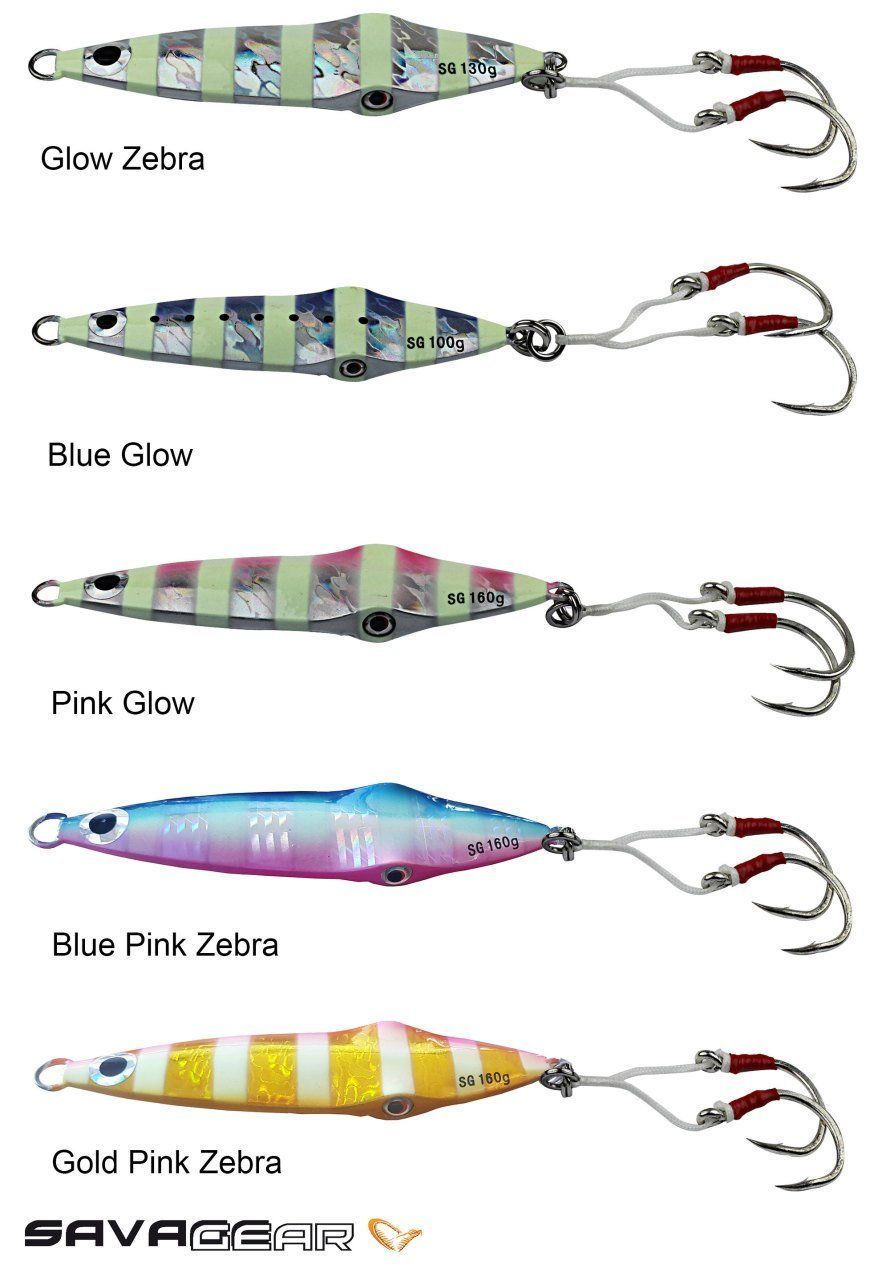 Savage gear Squısh Jig 12cm 160g Sahte Balık Pınk Glow Zebra