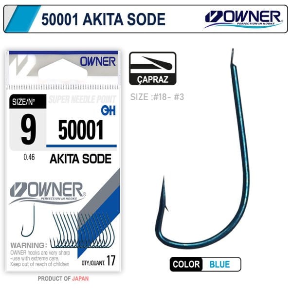 Owner 50001 Akita Sode Blue İğne