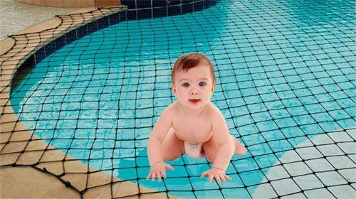 Havuz Üstü Kapama Filesi 4 mm İp kalınlığı 10x10 cm Göz Genişliği Kenarları Overloklu 10-19 Metre Arası Genişlik