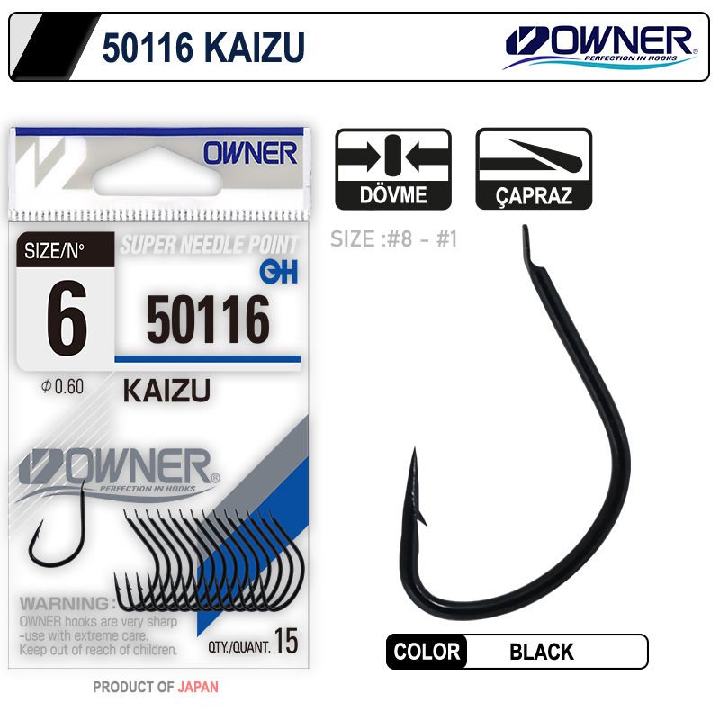 Owner 50116 Kaizu Black İğne