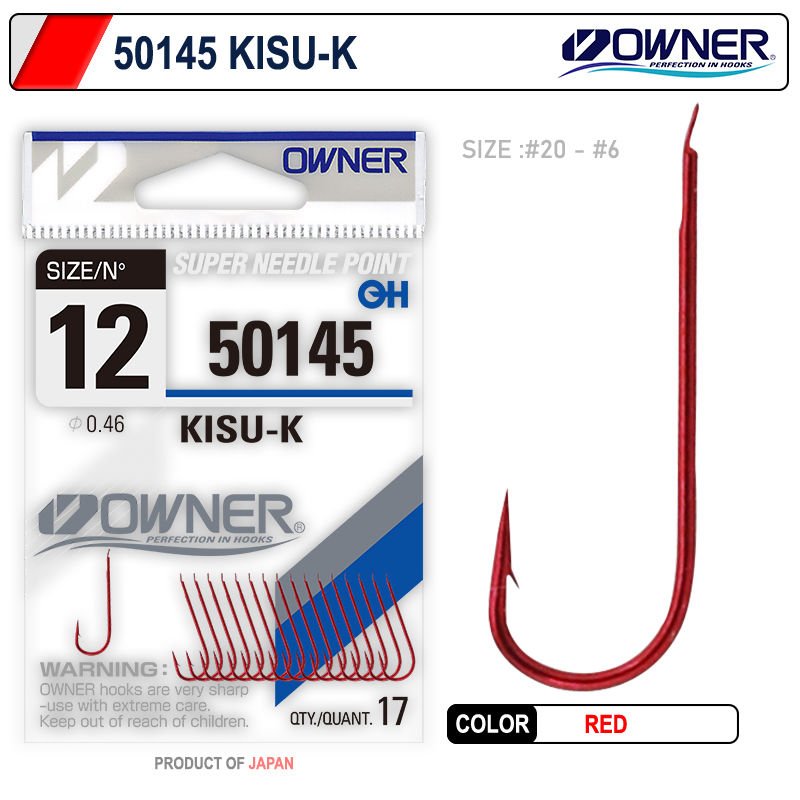 Owner 50145 Kisu-K Red İğne
