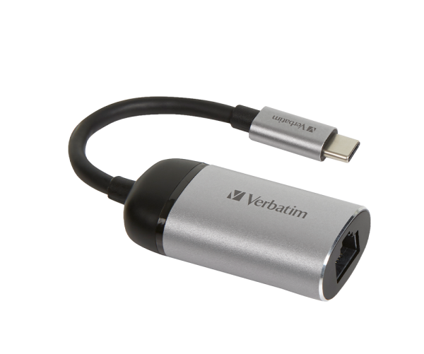 VERBATIM 49146 - USB-C TO GIGABIT ETHERNET ADAPTER 10cm CABLE