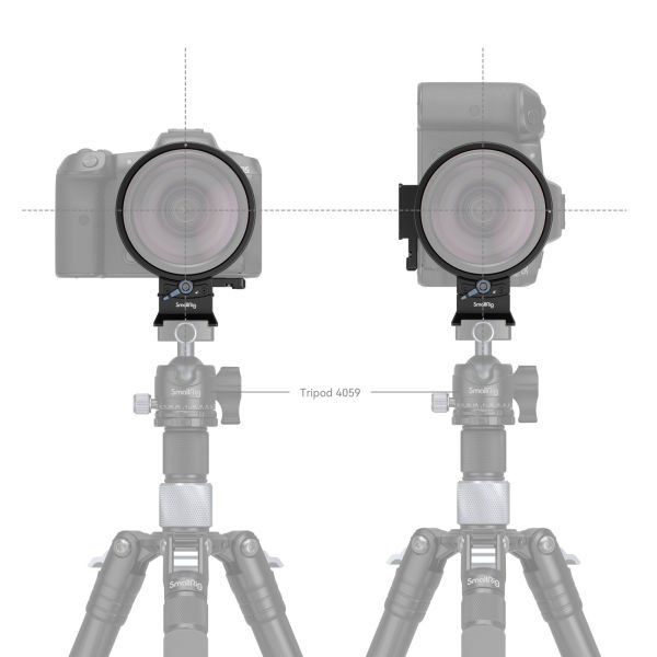 SmallRig 4300 Canon EOS'a  R Serisi İçin Döndürülebilir Yataydan Dikeye Montaj Plakası Kiti