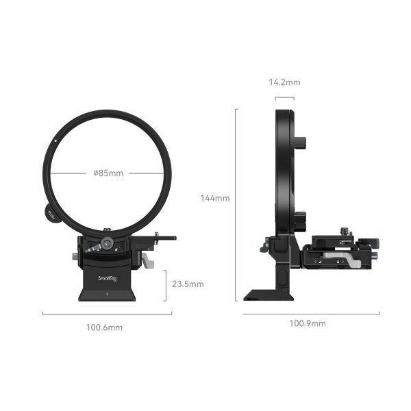 SmallRig 4305 FUJIFILM'e GFX Serisi İçin Döndürülebilir Yataydan Dikeye Montaj Plakası Kiti