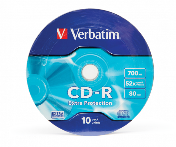 VERBATIM 43725 - CD-R 52 X 700MB 10 PACK