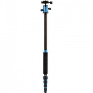 Benro MeFOTO C1350Q1B RoadTrip Carbon Fiber Travel Tripod Kit(Blue)