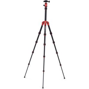 Benro MeFOTO A0350Q0R BackPacker Travel Tripod Kit (Red)