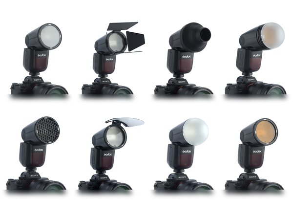 Godox V1 Fujifilm Uyumlu Yuvarlak Kafa Flaş