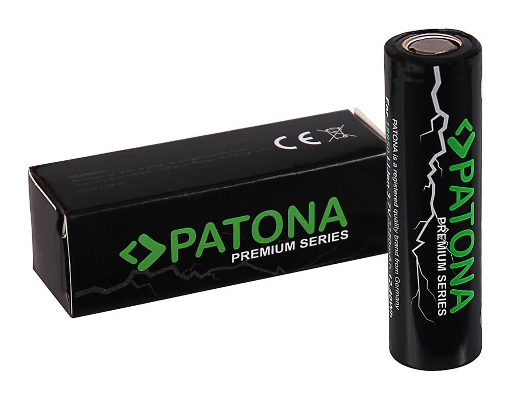 PATONA Premium 18650 Li-ion Pil 3,7V 3350mAh