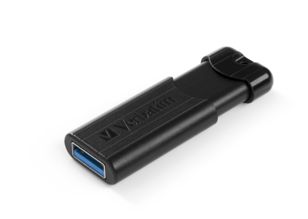 VERBATIM 49318 - 64GB PINSTRIPE USB 3.2 GEN 1 DRIVE