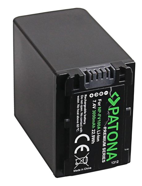 PATONA 1312 Premium Battery f. Sony NP-FV100