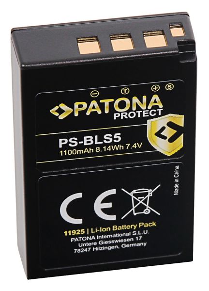 Patona Protect Batarya Olympus BLS5 İçin
