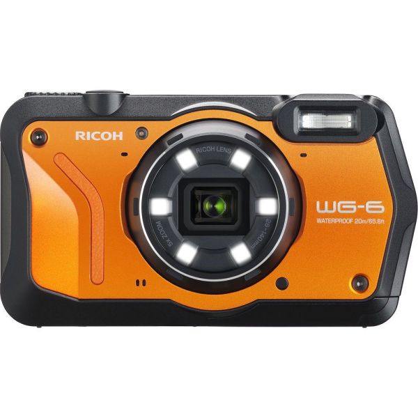 Ricoh WG-6 Dijital Fotoğraf Makinesi (Turuncu)