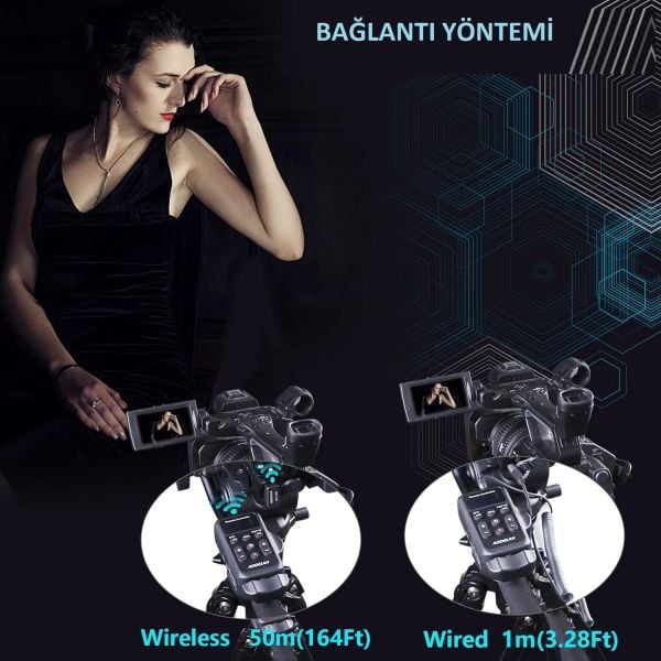 OEM MARKA ZC-3 Kablosuz Uzaktan Kumanda Sony ve Canon Kameralar için