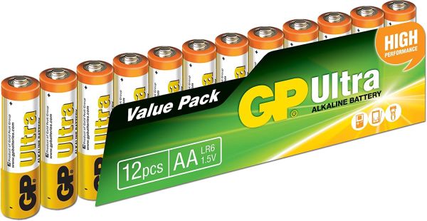 GP Ultra LR6 1.5 V AA Kalem Pil - 12′li Ekonomik Paket