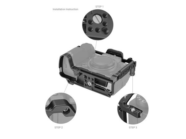 SmallRig 3934 X-H2 / X-H2s için Kafes