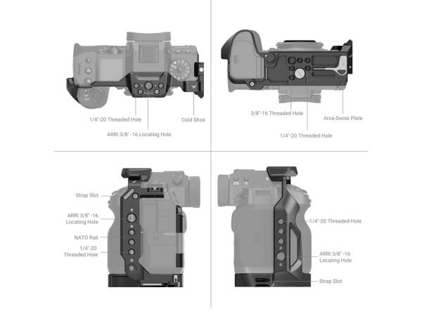 SmallRig 3934 X-H2 / X-H2s için Kafes