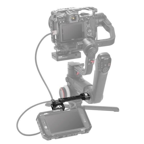 SmallRig BSE2386B DJI RONIN-S / SC ZHIYUN CRANE 2S / 3 / 3S / WEEBILL-S / Gimbalar  için  Monitör Kolu