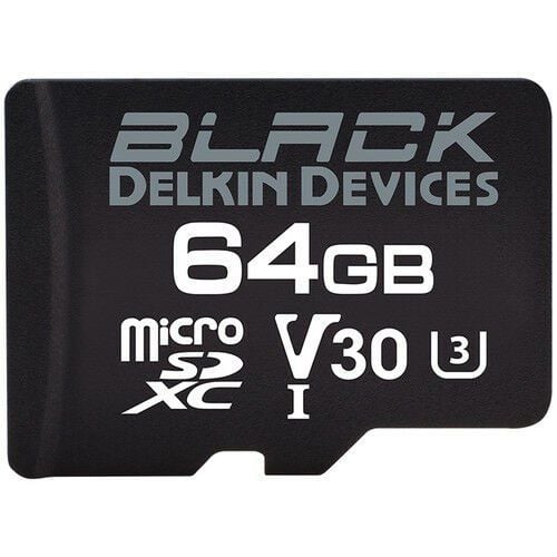 DELKIN BLACK 64GB MICRO SD UHS-I  V30 Hafıza Kartı