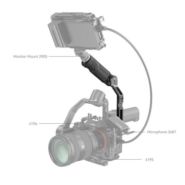 SmallRig 4197B DJI RS 3 Mini  için  Askı Kolu