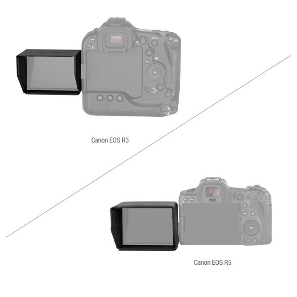 SmallRig 3673 Canon EOS R3/ EOS R5&R5 C Kamera  için  Güneşlik