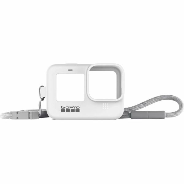 GoPro HERO 9-10-11-12 Kılıf + Bileklik + Boyunluk Beyaz