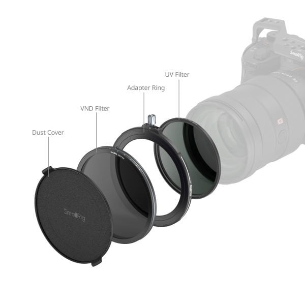 SmallRig 4781 82mm UV ve VND Filtre Takımı