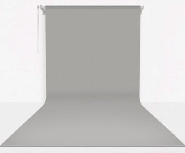 Fotexon  Kumaş Üzerine Boyama Gri Fon  Seti 270 x 580 cm