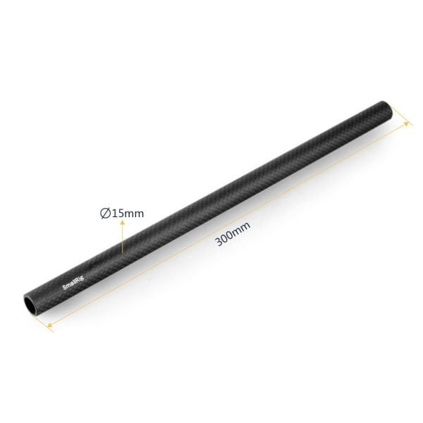 SmallRig 851 15mm Karbon Fiber Çubuk - 30cm 12 inç (2 adet)