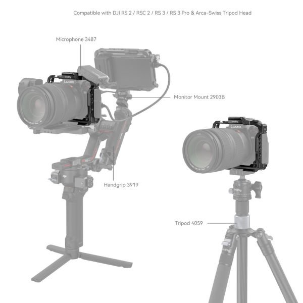 SmallRig 4022 Panasonic LUMIX G9 II / S5 II / S5 IIX  için  Kafes