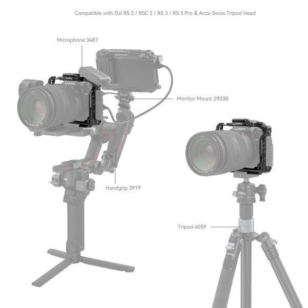 SmallRig 4022 Panasonic LUMIX G9 II / S5 II / S5 IIX  için  Kafes