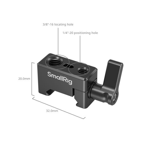 SmallRig 1973B Evrensel NATO Kelepçe Desteği