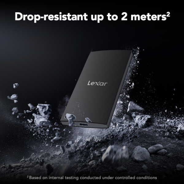 Lexar SL300 1TB Taşınabilir SSD 1050 MB/s Read 1000 MB/s Write (LSL300001T- RNBNG)