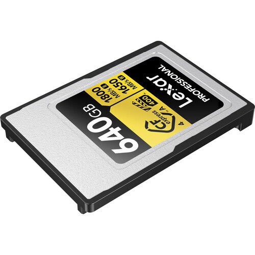 Lexar 640B Professional GOLD CFexpress 4.0 Type A Hafıza Kartı 1800 MB/s Read  1650 MB/s Write