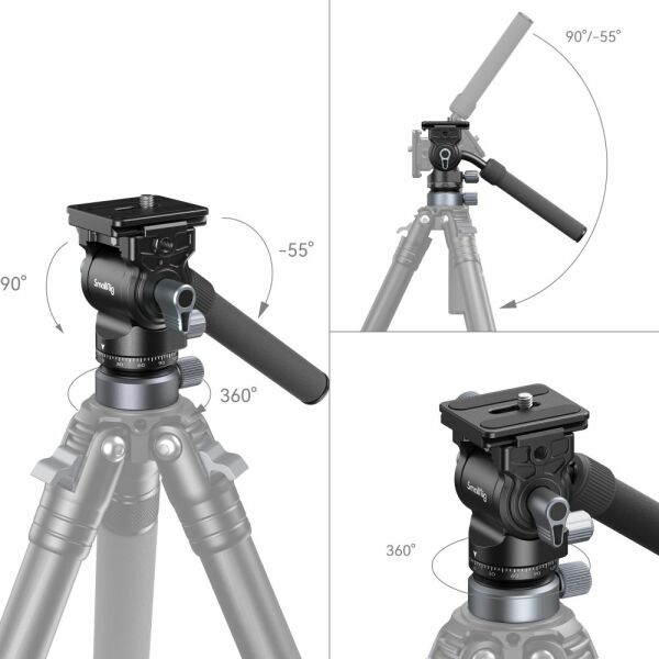 SmallRig 4170B CH20 Tesviye Tabanlı Video Kafası