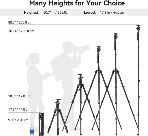 SmallRig 3474C CT-20 Alüminyum Alaşımlı Tripod