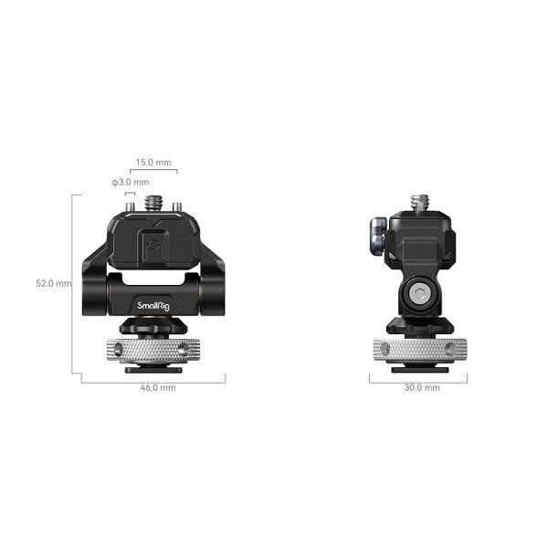 SmallRig 3514C Metal Yuvalı Hızlı Çıkarılabilir Monitör Kelepcesi